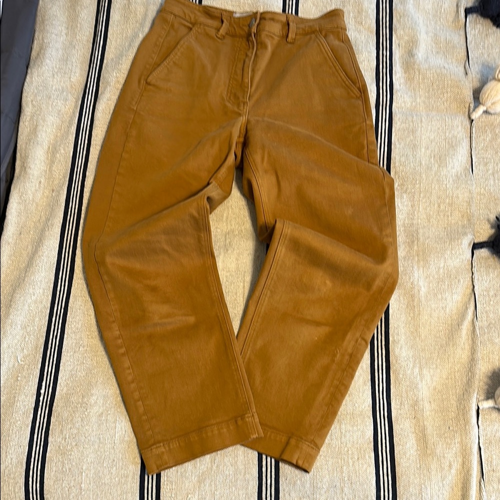 Everlane Women's Straight Leg Pants in Brown